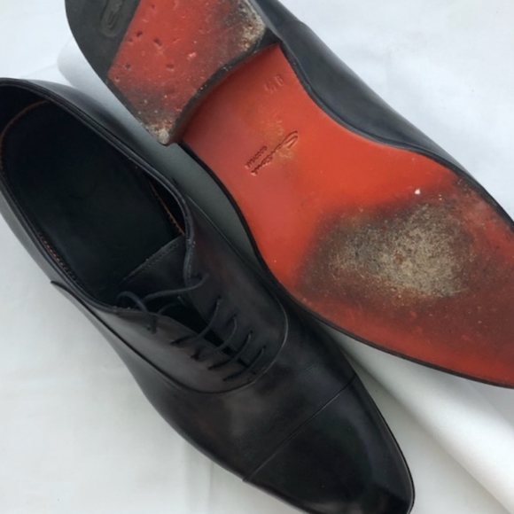 Santoni Charcoal Grey Shoe size 10.5 - Picture 5 of 5